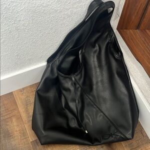DKNY Black Duffel Bag with Relaxed Silhouette